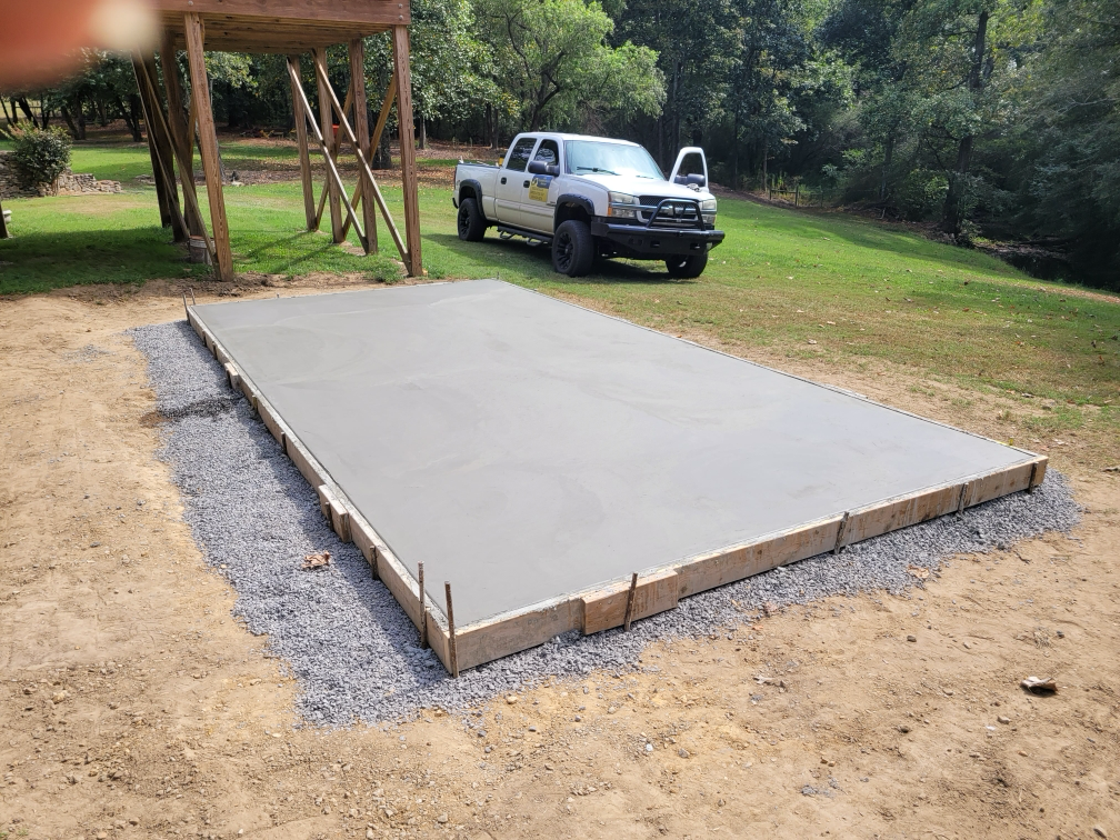 Expert foundation construction with concrete steps